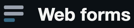 Web forms